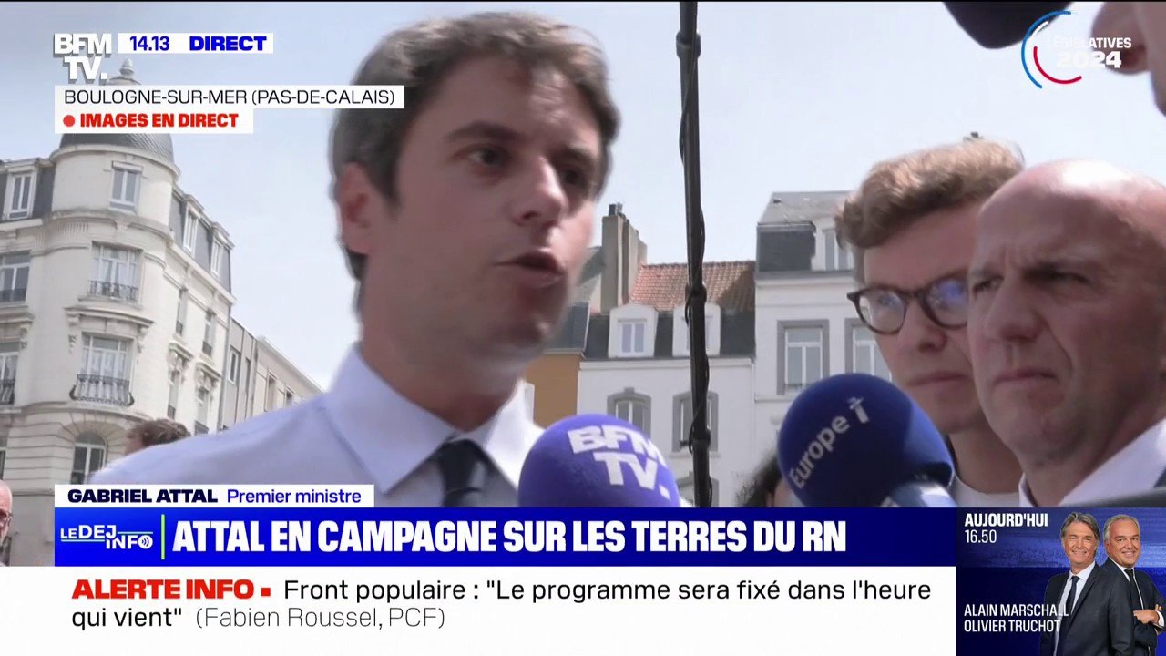 "On joue carte sur table", estime Gabriel Attal qui dénonce "le mensonge permanent" des oppositions