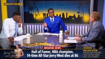 Hall of Famer NBA Legend and The Logo Jerry West dies at age 86  UNDISPUTED_1080p