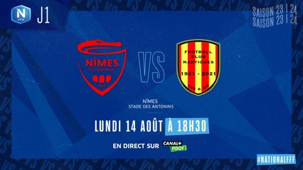 J1 | Nîmes Olympique-FC Martigues (1-1)
