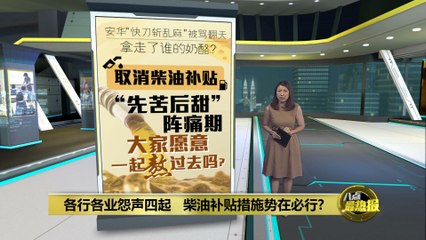 “先苦后甜”阵痛期 各行各业怨声四起   柴油补贴措施势在必行？
