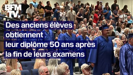 États-Unis: 50 ans après la fin des examens, ces anciens lycéens recoivent enfin leur diplôme