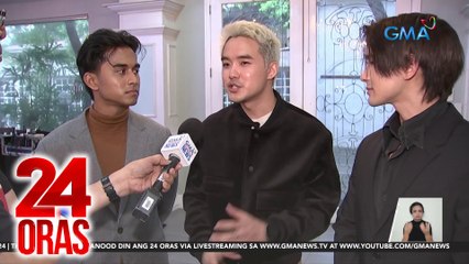 Singaporean actors Brian Ng, David Matthew, at Raynold Tan, bumisita sa bansa para sa isang collab project | 24 Oras