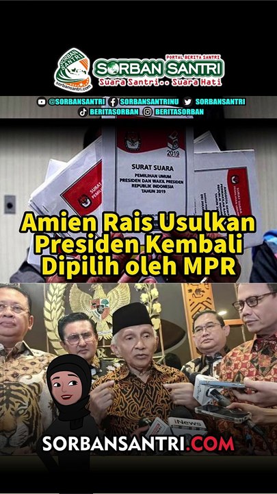 Usul Kontroversial Amien Rais: Presiden Dipilih MPR, Langkah Maju atau Mundur Demokrasi?