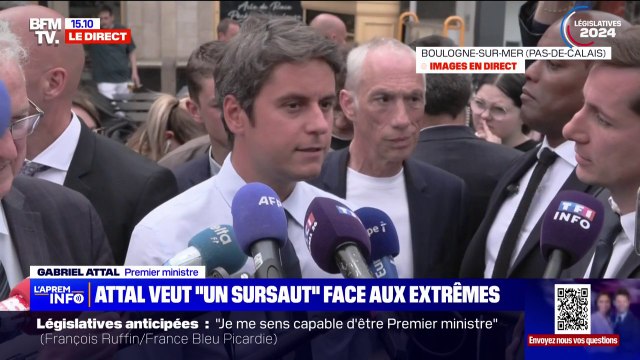 Législatives: Gabriel Attal appelle à la mobilisation pour créer un sursaut électoral et éviter que les extrêmes puissent gouverner le pays