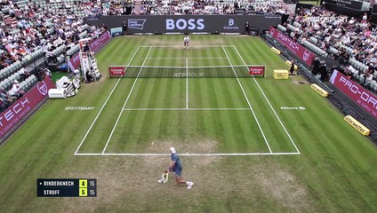 Une bulle en tie-break pour finir et Rinderknech s'incline contre Struff : le résumé