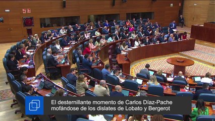 El desternillante momento de Carlos Díaz-Pache mofándose de los dislates de Lobato y Bergerot