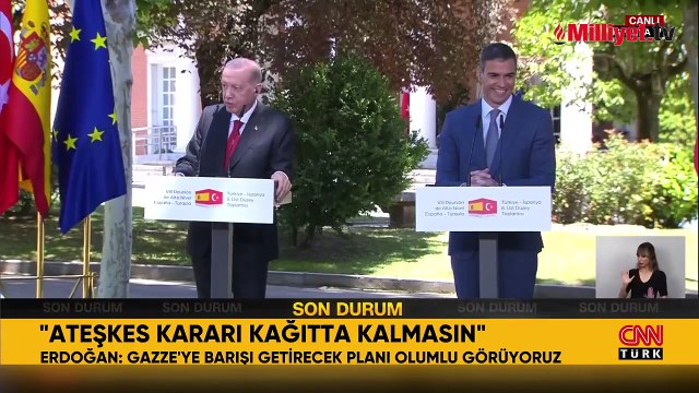 Erdoğan'dan İspanyol gazetecinin Demirtaş sorusuna çok sert tepki: Başını sallama...