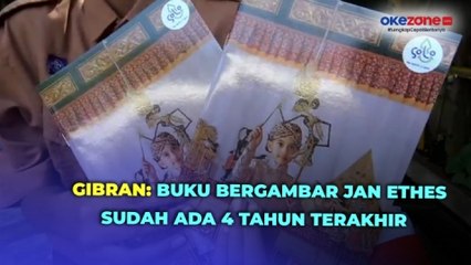 Bagikan Buku Bergambar Jan Ethes, Gibran: Bukunya Sudah Ada 4 Tahun Terakhir