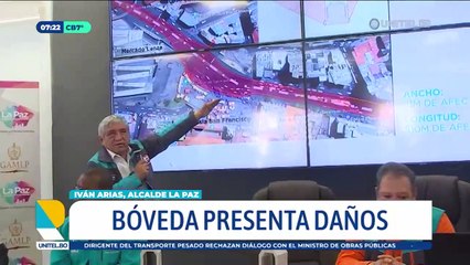 Los daños en la bóveda del Choqueyapu son tan serios que no se descarta abrir la vía