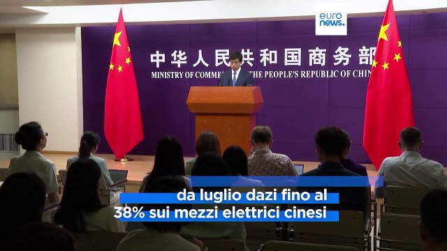 Cina, dazi Ue su auto elettriche è protezionismo : toni da guerra commerciale da Pechino all'Europa