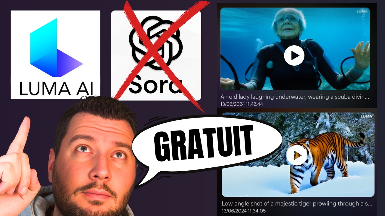 Mieux que SORA et Gratuit ? DREAM MACHINE