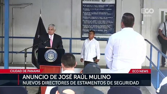 JOSE RAUL MULINO ANUNCIA DIRECTOR DE LA POLICIA NACIONAL DE PANAMÁ .mp4