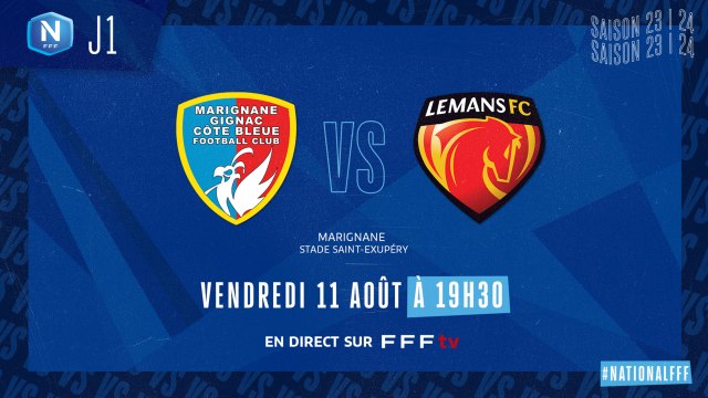 J1 I Marignane Gignac FC - Le Mans FC (0-2)