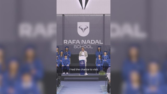 Discurso Rafa Nadal durante la graduación de la Rafa Nadal Academy