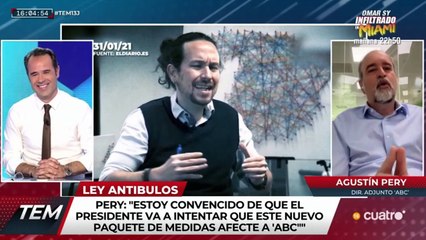 Este periodista de ABC lapida en directo a Pedro Sánchez por su ley censora contra la prensa: “Es una absoluta estupidez”