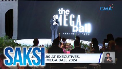 Kapuso stars at executives, dumalo sa Mega Ball 2024 | Saksi