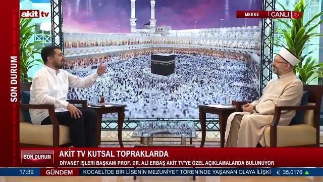 Diyanet İşleri Başkanı Ali Erbaş Akit TV'de soruları yanıtladı