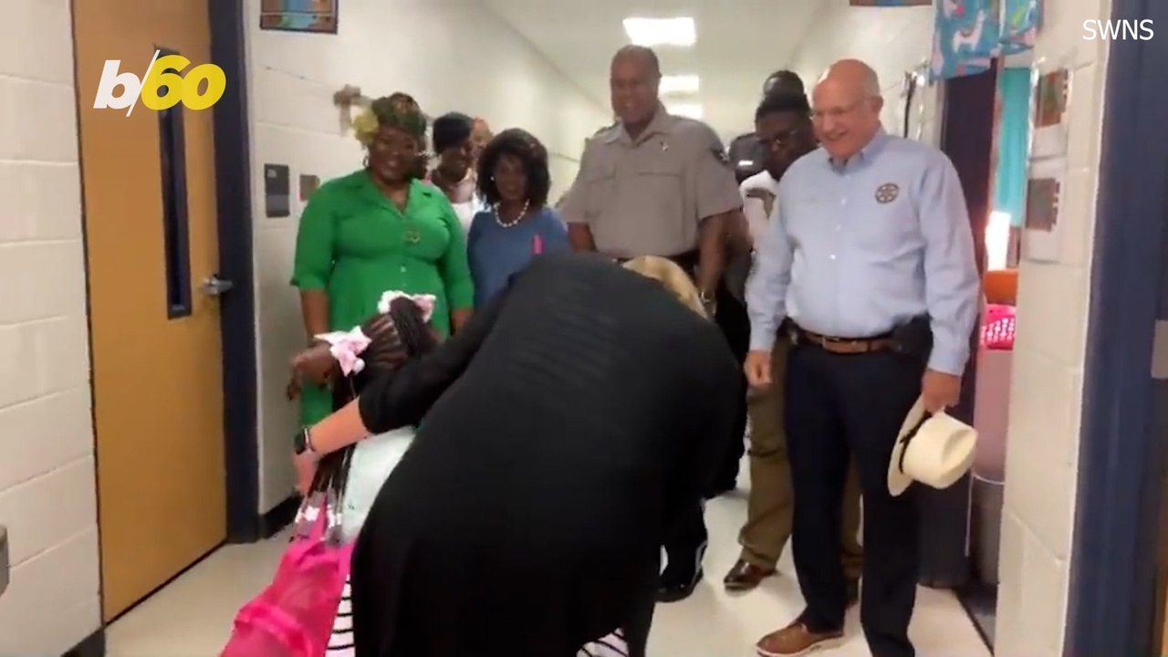 This Adorable Video Shows Police Escorting a 4-Year-Old to Her First Day of Pre-K