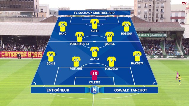 J3 I Red Star FC - FC Sochaux (2-0) en replay