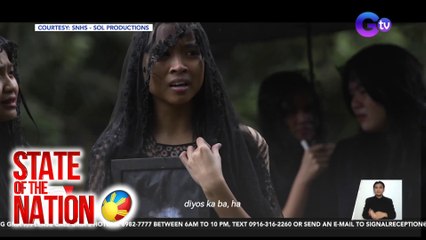 Mga estudyante sa Sorsogon, nakagawa ng pangmalakasang pelikula kahit galing sa ukay o bigay lang ang costumes | SONA