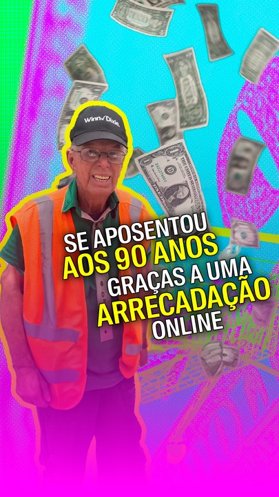 Se aposentou aos 90 anos graças a uma arrecadação online