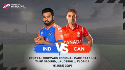 T20 World Cup 2024 I India vs Canada: Fantasy 11 prediction, teams, captain, vice-captain