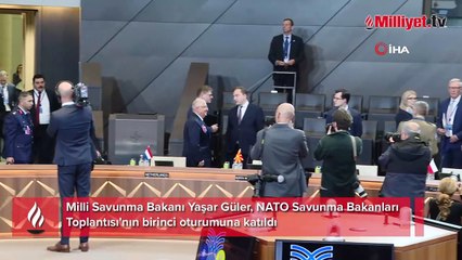 Bakan Güler, NATO Savunma Bakanları Toplantısı birinci oturumuna katıldı