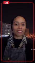 انهيار فتاة في البث بعد توثيق تبلي رجل عليها بمكان عملها