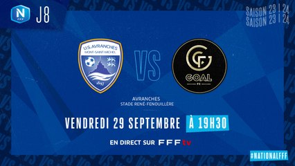 J8 I US Avranches MSM - Goal FC (1-1)