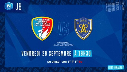 J8 I Marignane Gignac FC - Épinal SAS (2-0)