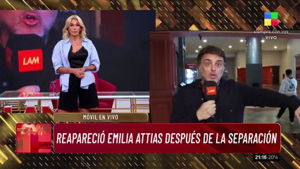Emilia Attías habló con la prensa tras su separación de "El Turco" Naím