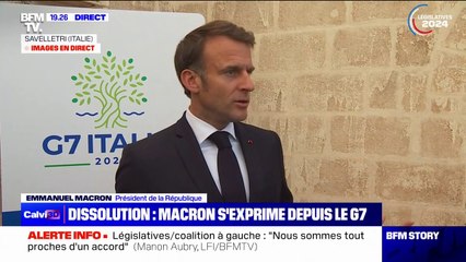 Emmanuel Macron: "Le président de la République ne changera pas jusqu'à l'été 2027"