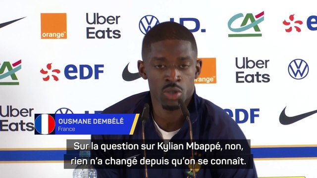 Dembélé : “Ça ne m’a pas choqué que Mbappé signe au Real Madrid”