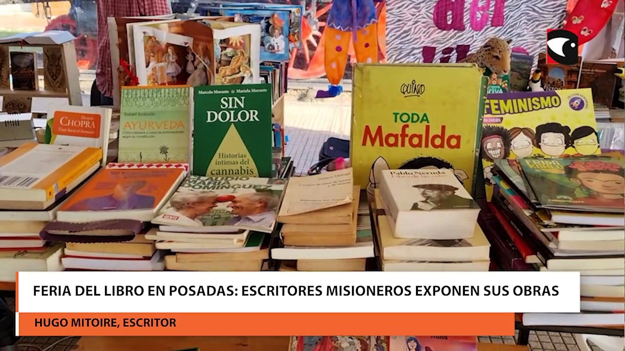 Feria del libro en Posadas: escritores misioneros exponen sus obras