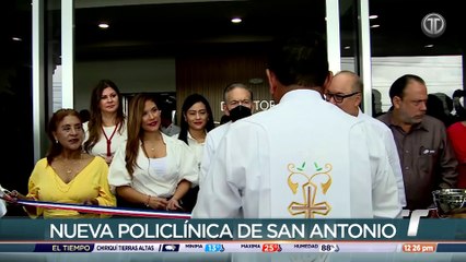 Realizan acto de entrega de la nueva policlínica de San Antonio