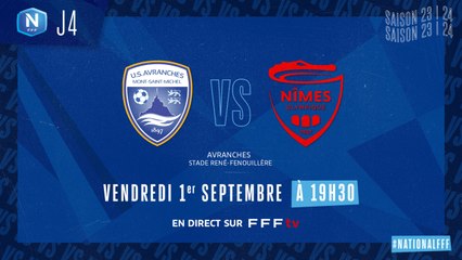 J4 I US Avranches MSM - Nîmes Olympique (2-0)