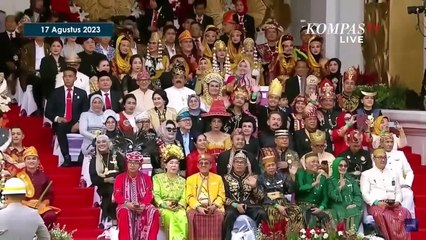 Upacara Penurunan Bendera Merah Putih HUT Ke 78 RI di Istana Merdeka [FULL]