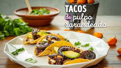 Receta de tacos de pulpo zarandeado a la parrilla