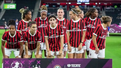 ¡Sin piedad! AC Milán golea a Rayadas en partido del Her Nations Tour