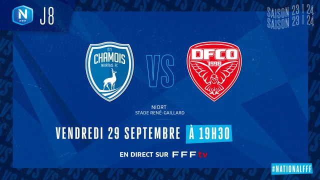 J8 I Chamois Niortais - Dijon FCO (3-0)