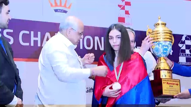 GANDHINAGAR FIDE WORLD JUNIOR CHESS CHAMPIONSHIP 2024 CLOSING CEREMONY ATTENDED BY GUJARAT CM