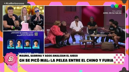 El ataque de ira de Georgina Barbarossa en vivo contra Gastón Trezeguet