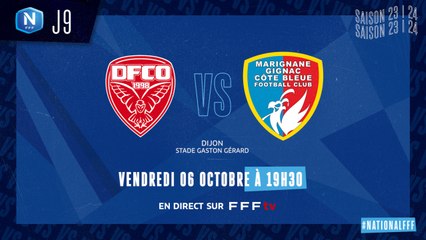 J9 | DIJON FCO - MARIGNANE GIGNAC CB FC (0-0)