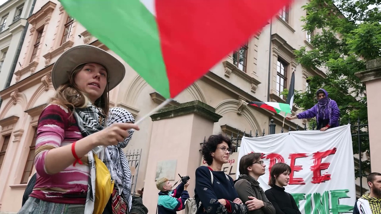PROTEST DLA PALESTYNY