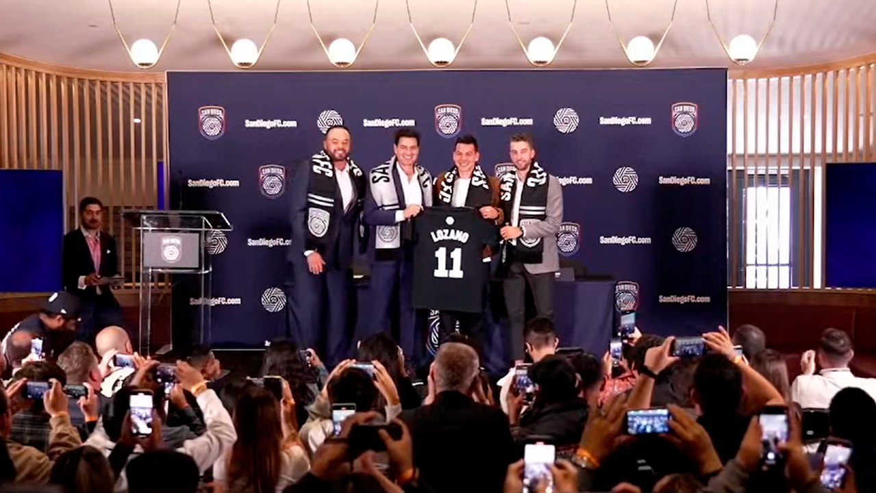 Chucky Lozano es presentado oficialmente como el primer jugador franquicia de San Diego FC de la MLS
