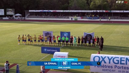 J3 I SA Épinal - Goal FC (0-0) en replay