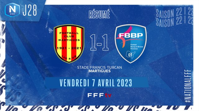 J28 I FC Martigues – Bourg-Péronnas 01 (1-1)