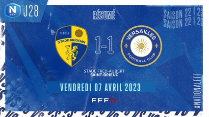 J28 | Stade Briochin - FC Versailles (1-1)