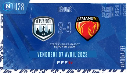 J28 | Le Puy Foot 43 - Le Mans FC (2-4)