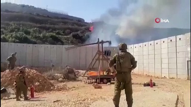İsrail Lübnan topraklarına Orta Çağ'dan kalma mancınıkla saldırıyor!